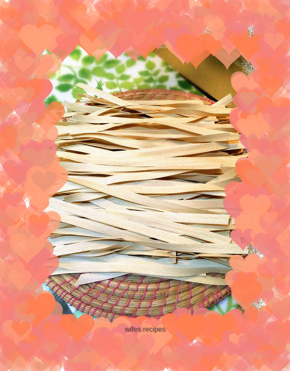 Farmhouse wheat homemade semi-handmade noodles