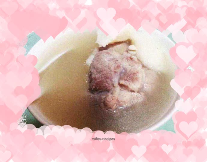 Ophiopogon yam and braised pig