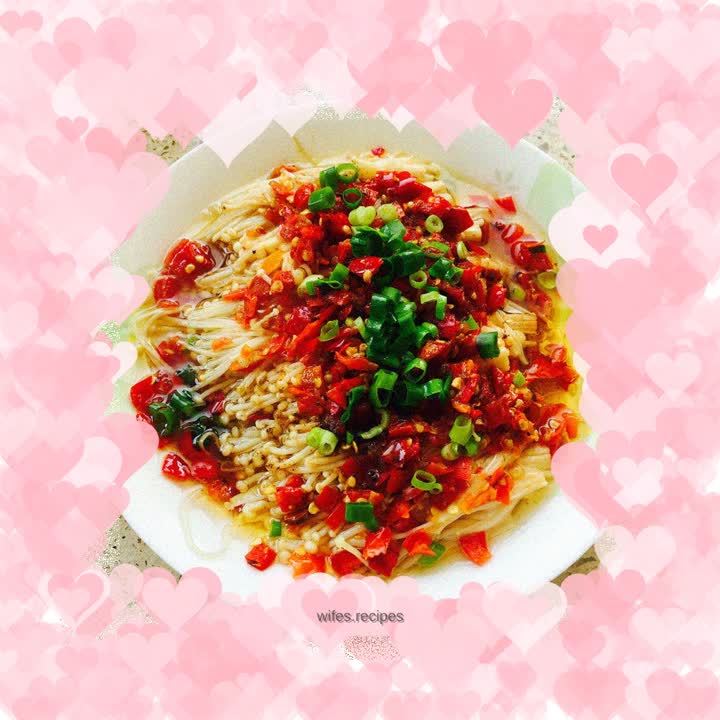 Chopped Pepper Enoki Mushroom