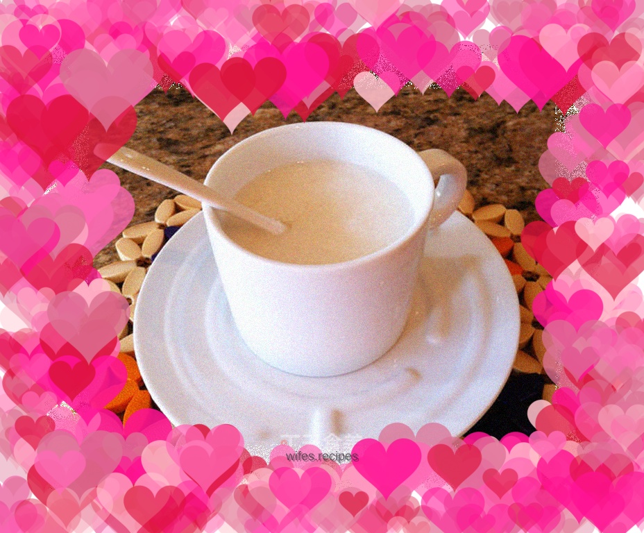 Almond glutinous rice milk