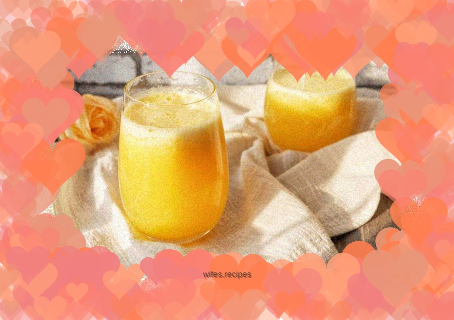 【Shandong】New Year’s Eve dinner drink apple and orange juice