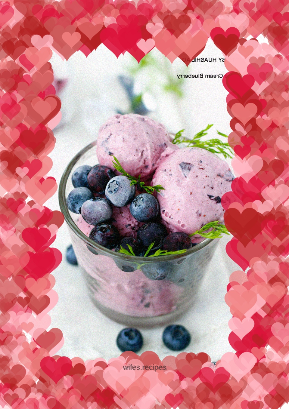 【Blueberry Coconut Milk Ice Cream】