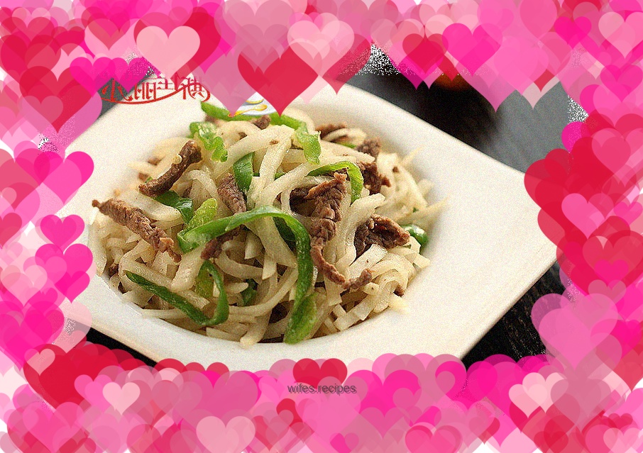 【Hubei】Beef, green pepper and radish shreds