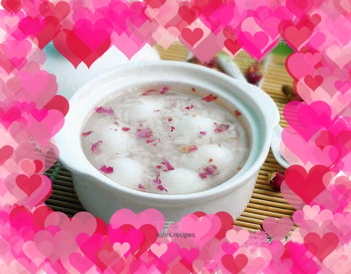 Rose wine stuffed nest egg