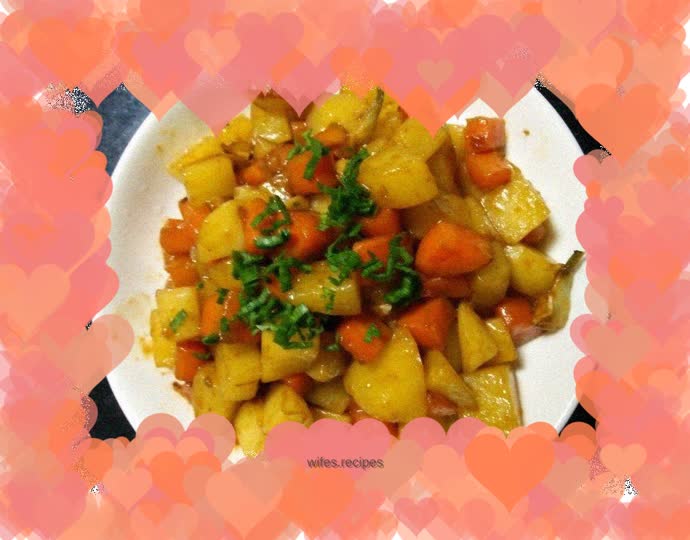 Sautéed diced potatoes