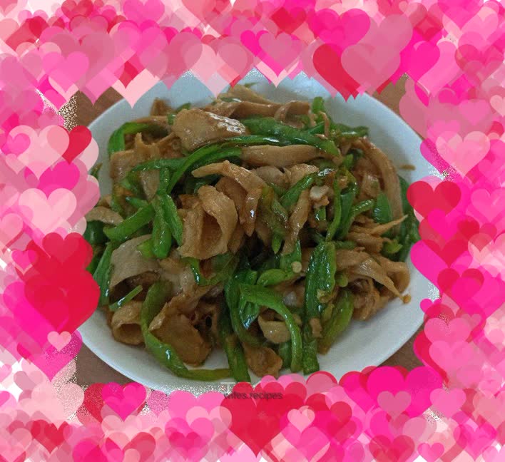 Sweet and Sour Green Pepper Gluten