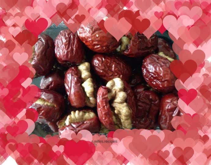 Red dates and walnut hearts