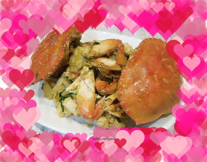 Stir-fried meat crab with ginger and green onion