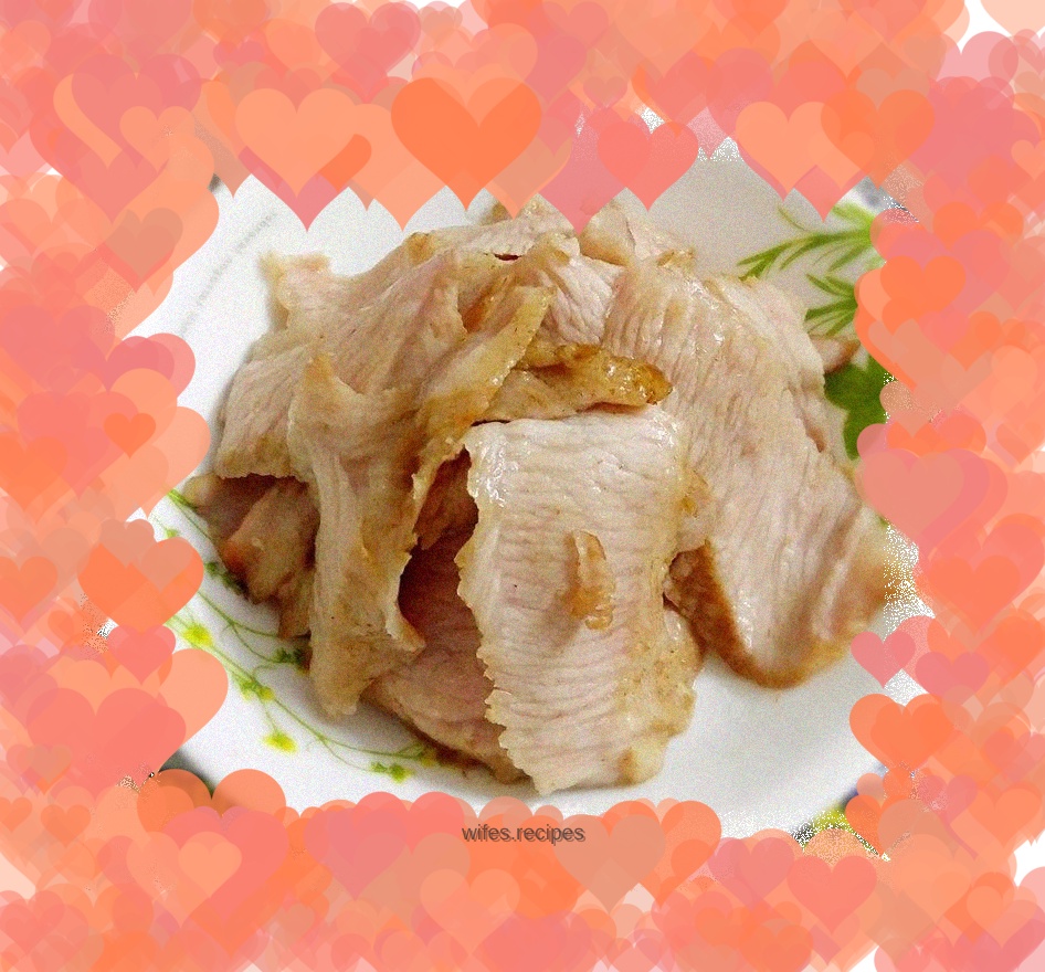 Baked pork neck with lemongrass