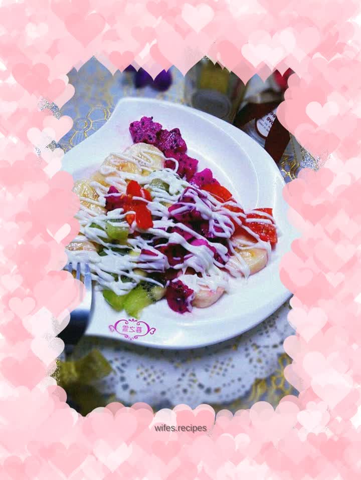 Colorful fruit salad