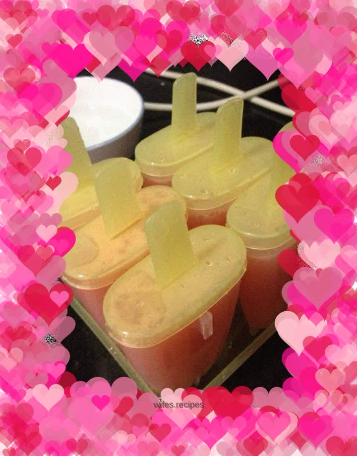 Watermelon ice cream