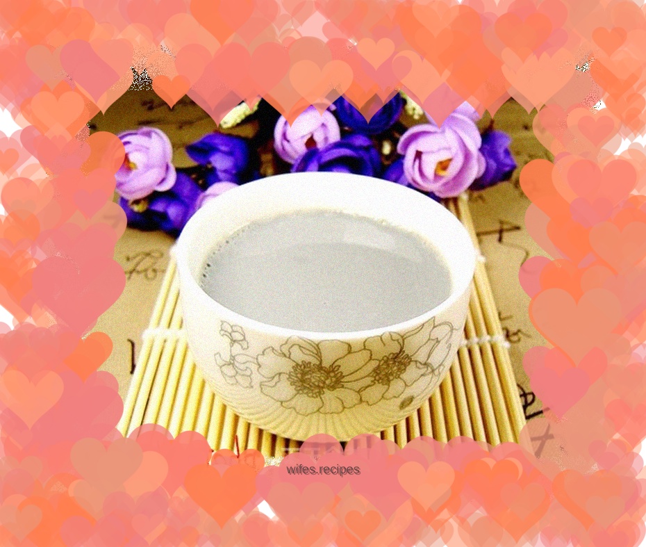 Black sesame soy milk