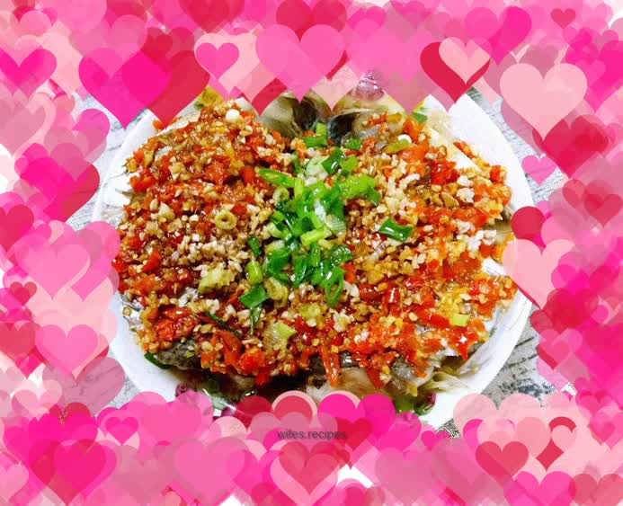 Fish Head with Chopped Pepper (Copycat Version)