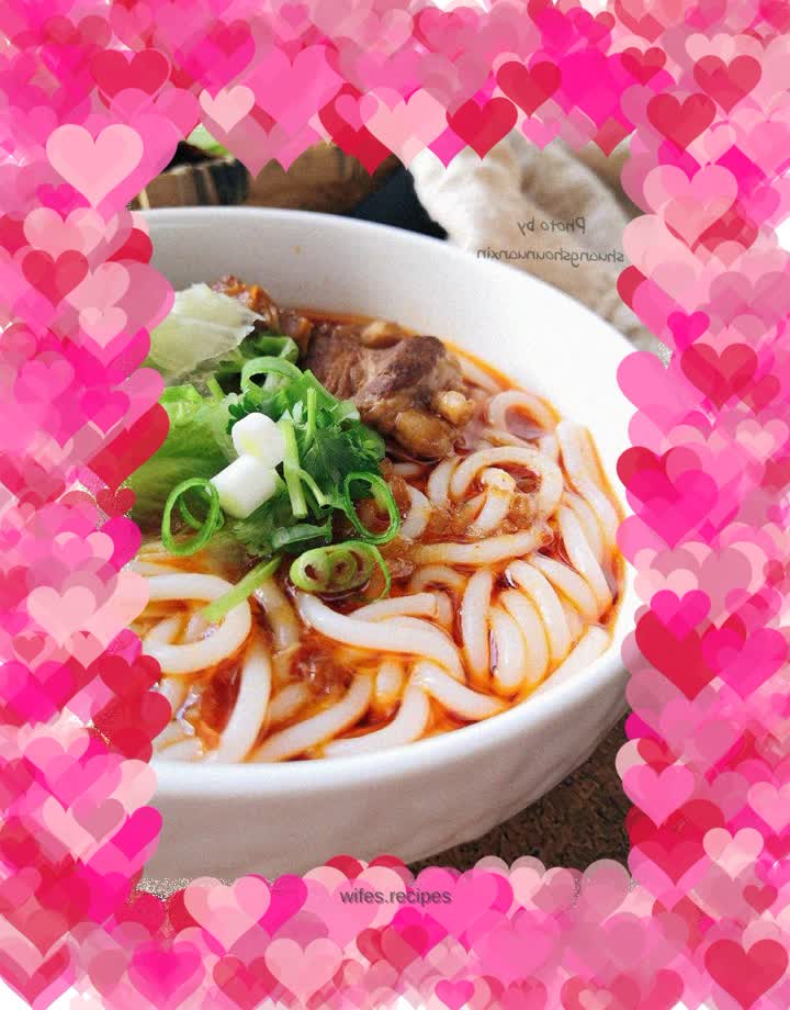 Pork Ribs Rice Noodles