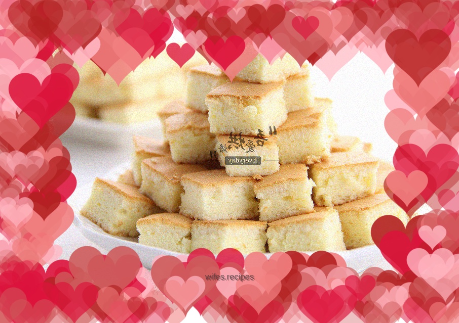 Thoughtful snack - small cake pieces