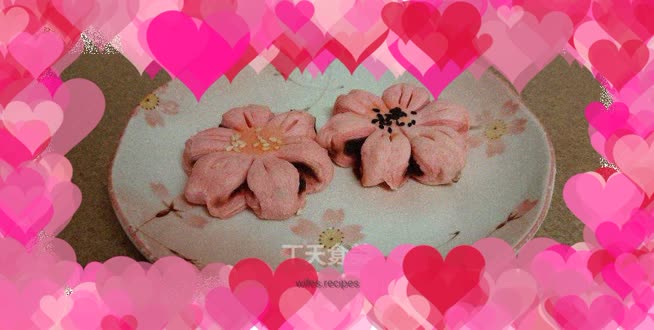 Mid-Autumn Festival Chinese Dessert-Peach Blossom Cake