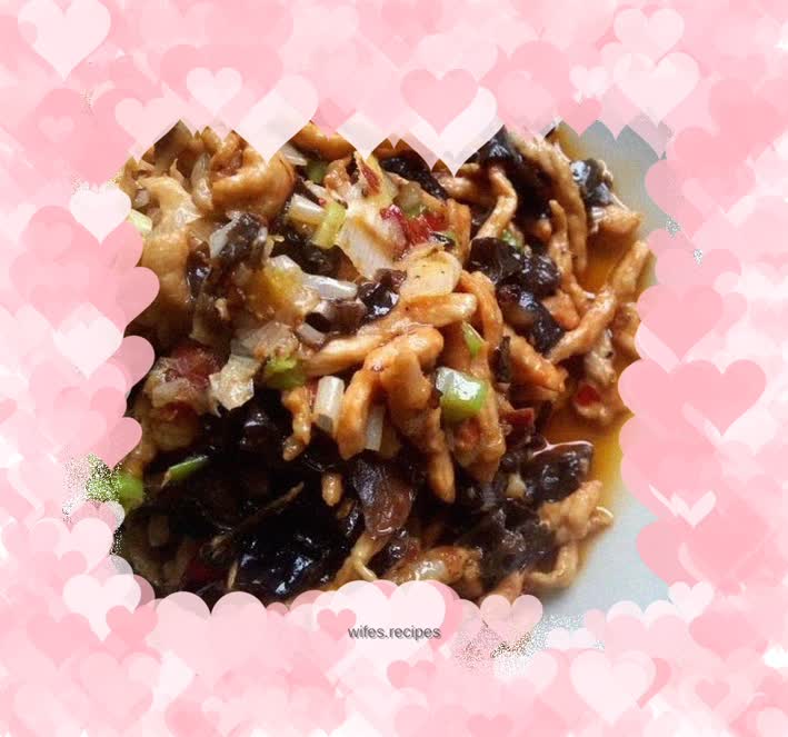 Homemade fish-flavored shredded pork