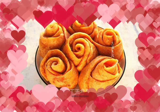 Dragon Fruit Rose Roll