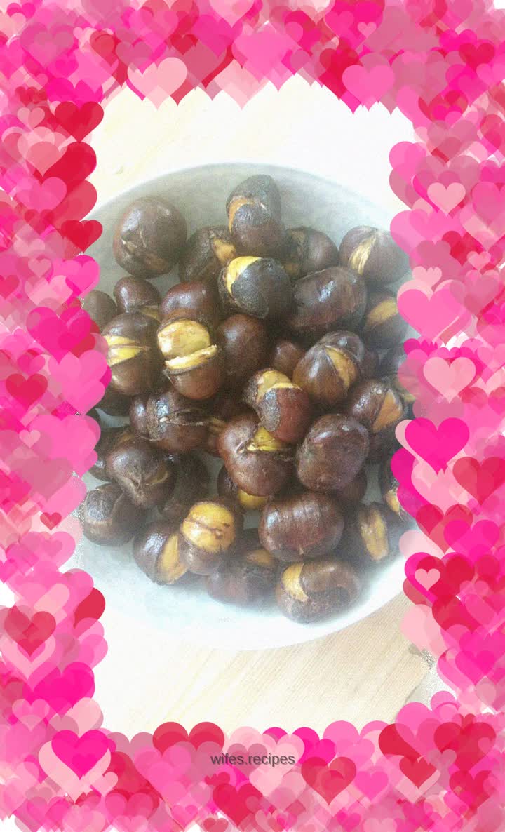 Stir-fried chestnuts with sugar