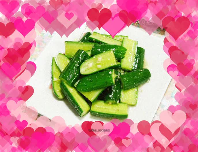 Fragrant but not spicy cold cucumber