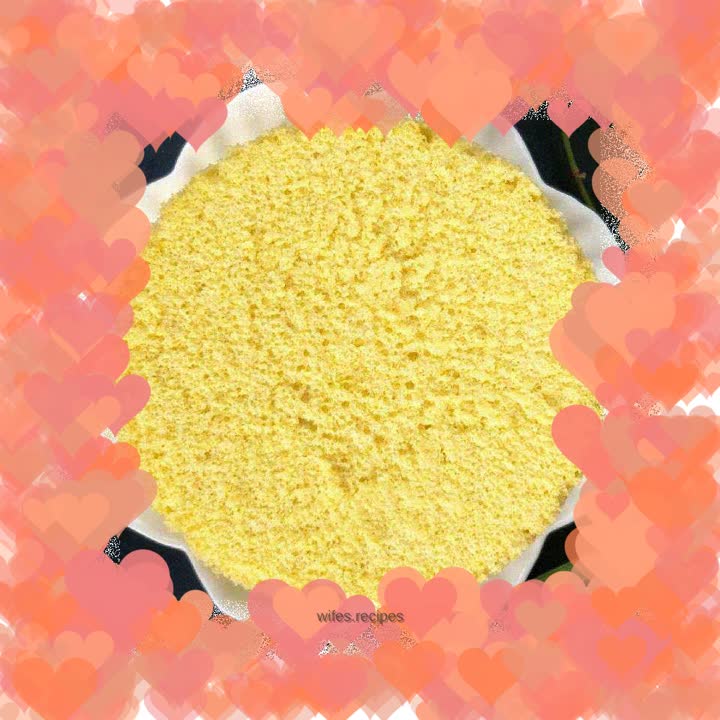 Coarse grain millet cake, you can make it without oven