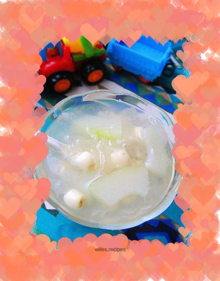 Tremella and winter melon syrup