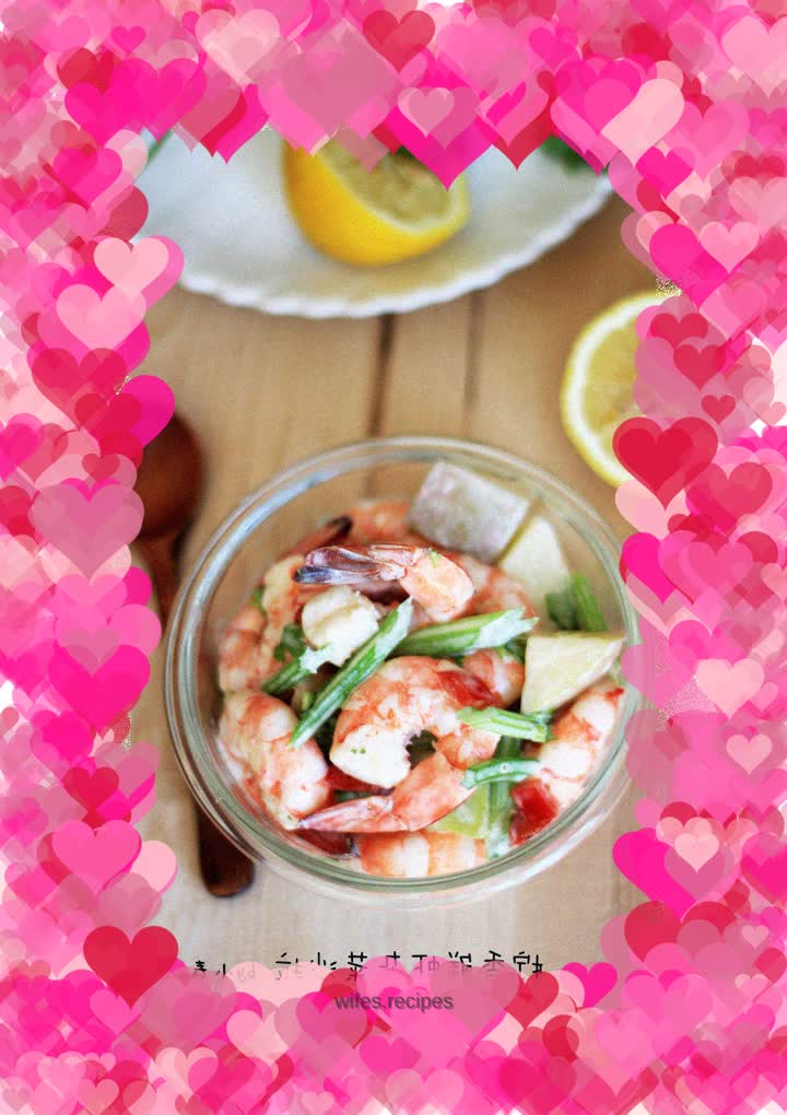 A refreshing way to eat shrimp in summer - Lemon Shrimp Mixed Vegetable Salad