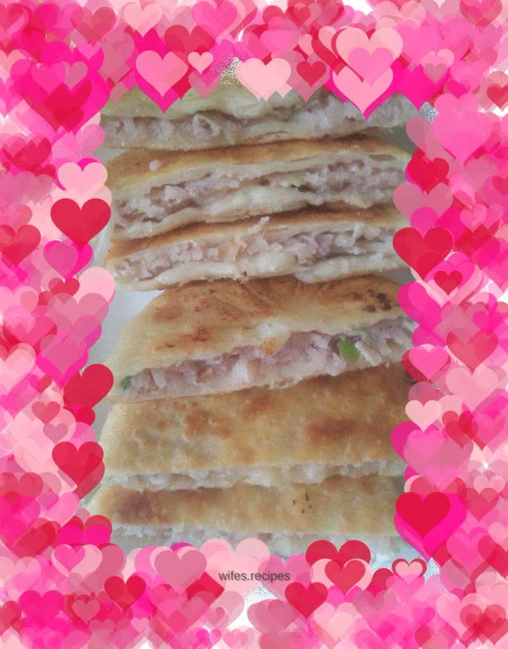 Pork and white radish pie