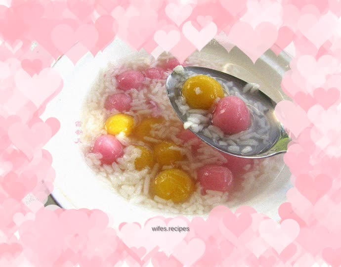 Healthy colorful fruit dumplings