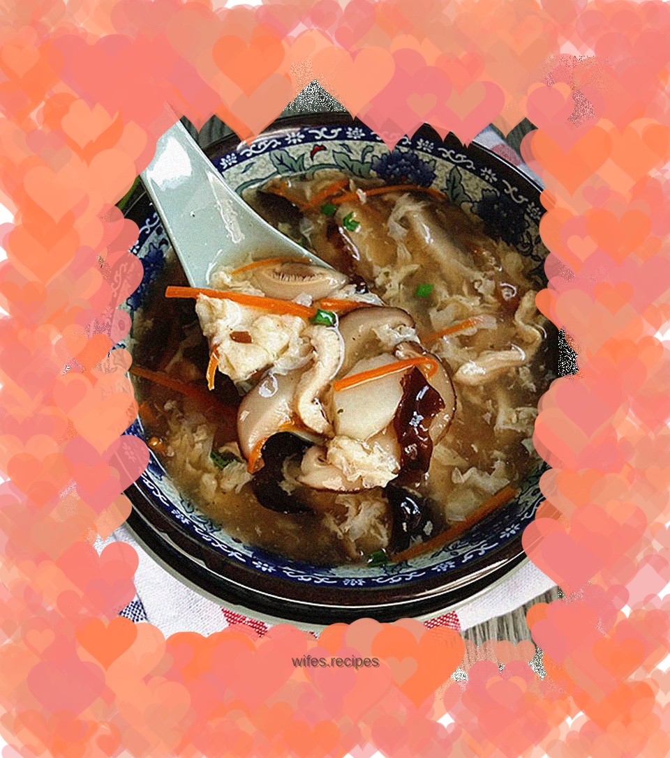 【Sichuan】Hot and sour soup with shredded chicken, yam and black pepper