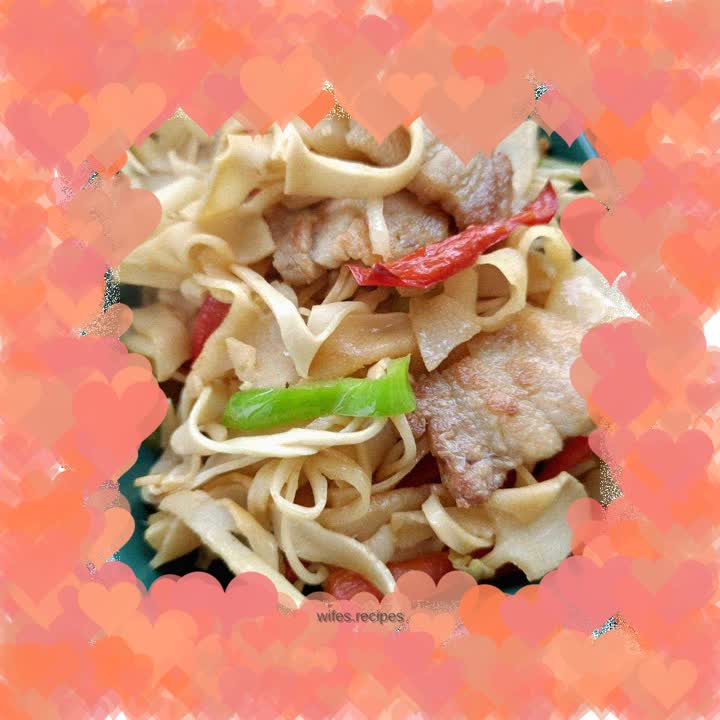 Pork belly and braised bamboo shoots