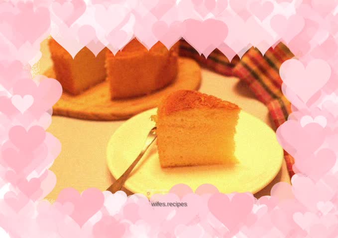 Sponge cake as soft as clouds