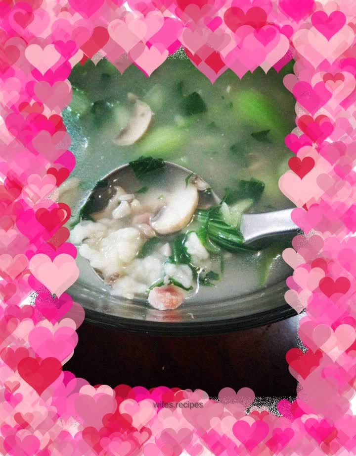 Fried vegetable soup