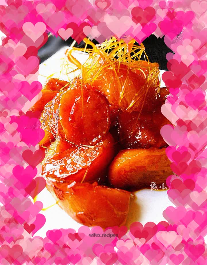 Shredded sweet potato