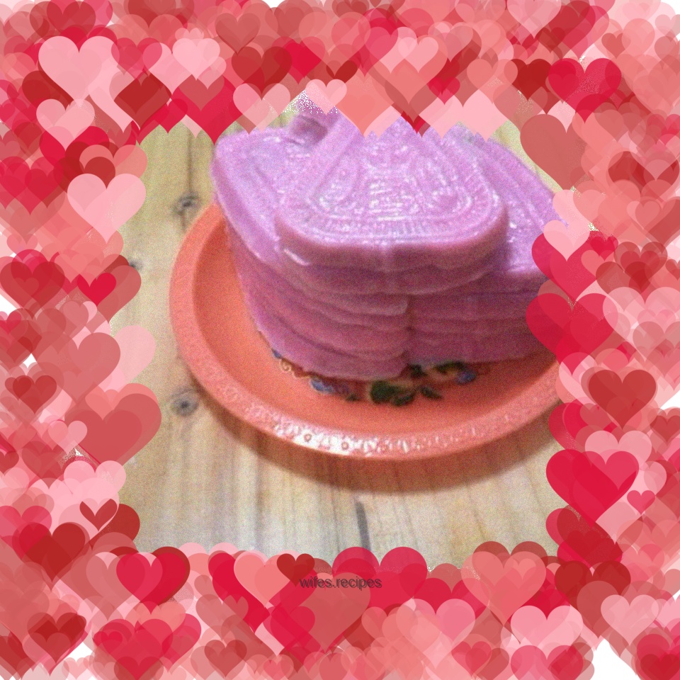 Homemade Jiexi red peach cake