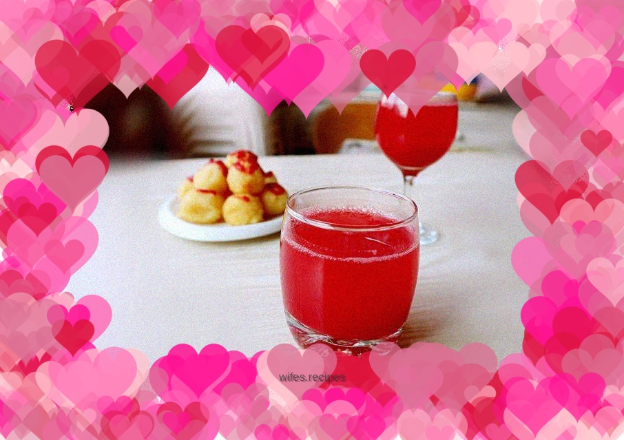 Freshly squeezed watermelon juice