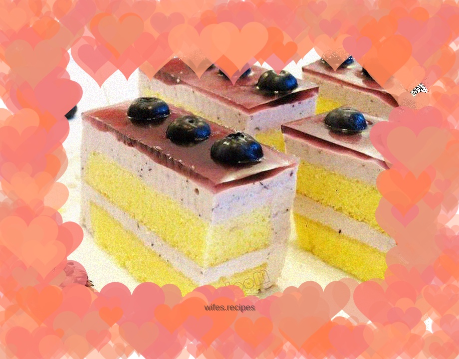【Blueberry Mousse Cake】
