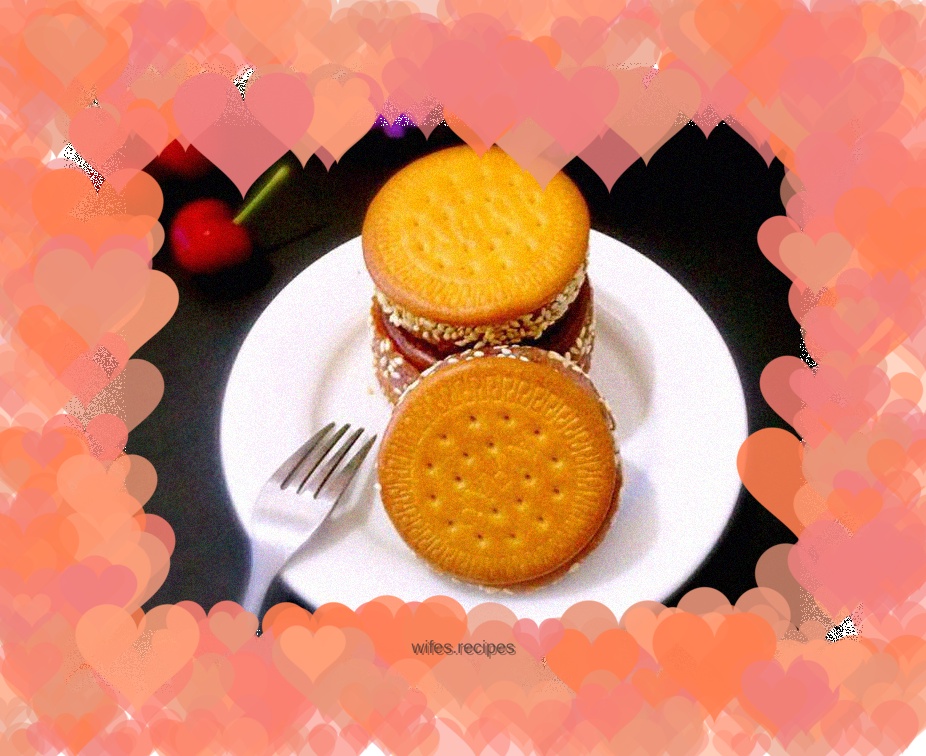 Purple Sweet Potato Sandwich Pancake