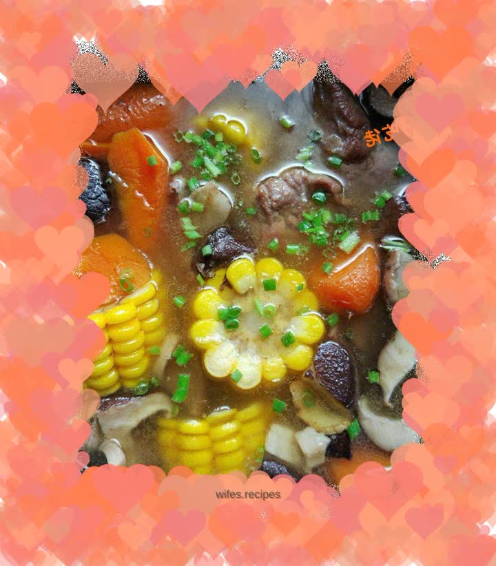 Nutritious pork ribs soup