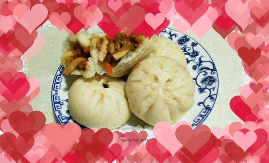 Homemade steamed buns