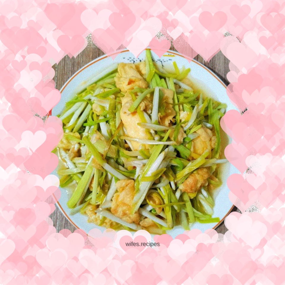 Garlic scrambled eggs