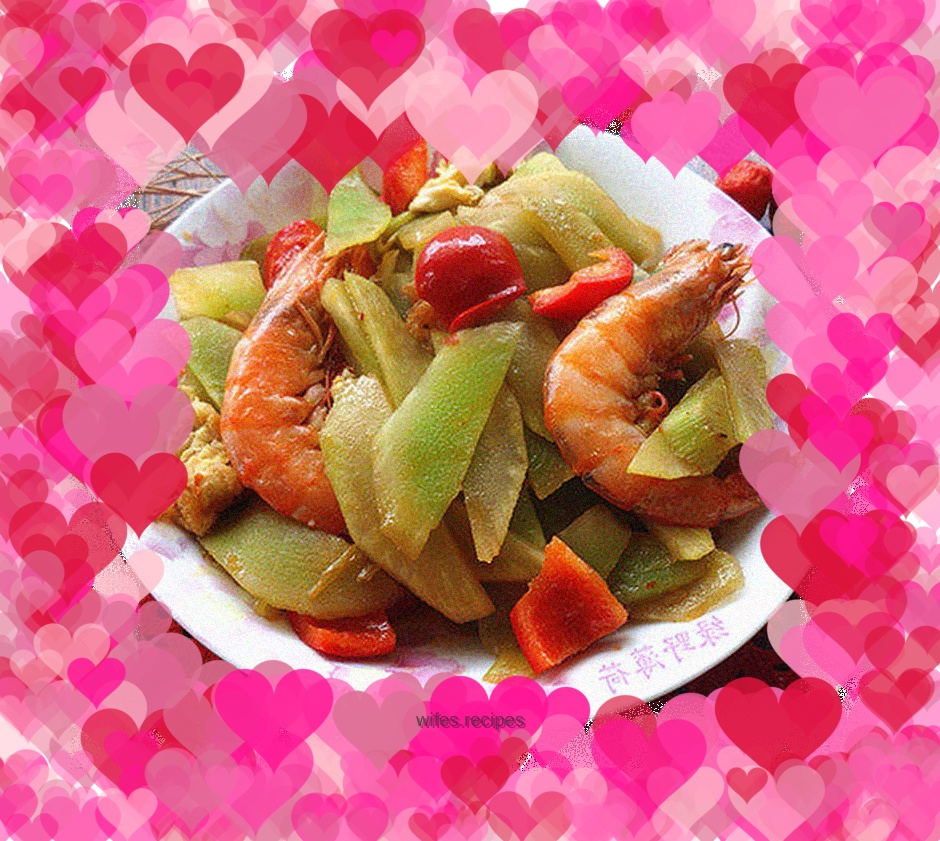 Fried Shrimp and Lettuce