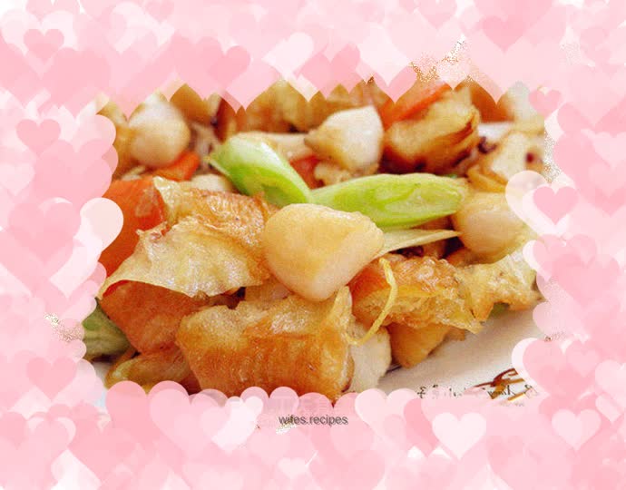 Fried dough sticks as a dish - scallop fried dough sticks