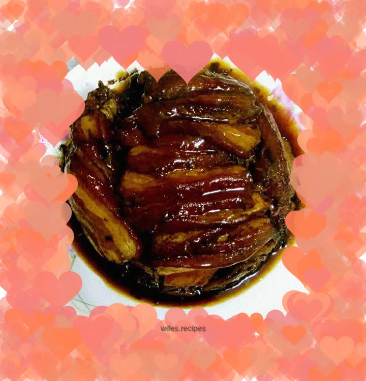 Braised pork with pickled vegetables