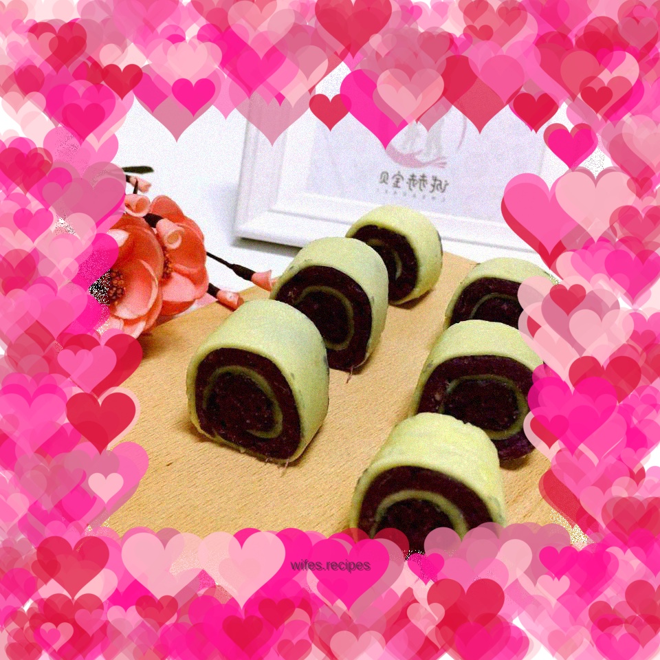 Baby Food Complementary Food [Purple Sweet Potato Egg Rolls]