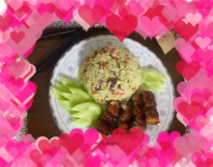 Kabayaki Fried Rice with Eel and Egg