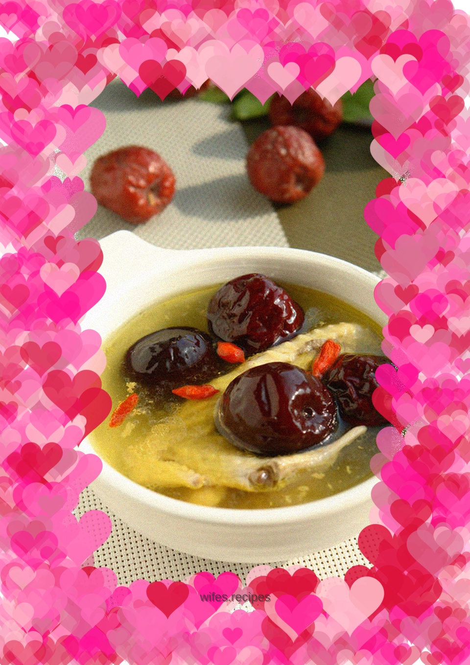 Red dates and chicken soup