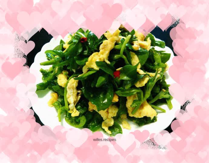 Egg mixed with Tianqi