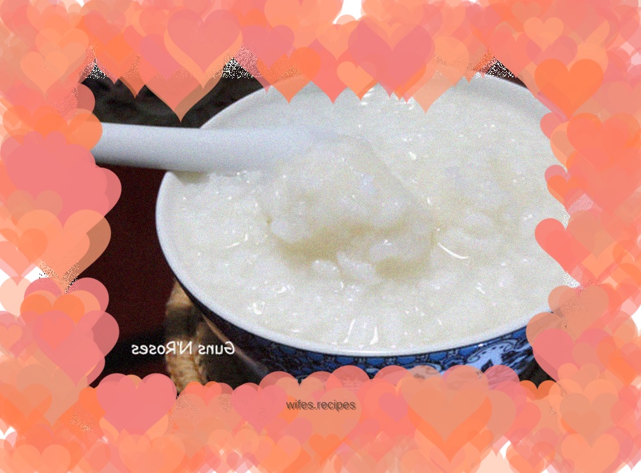 Light stomach-nourishing yam porridge