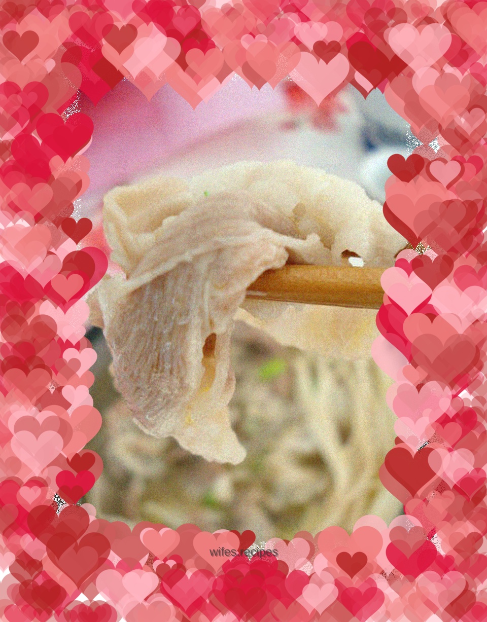 Fatty Beef Stew with Enoki Mushrooms